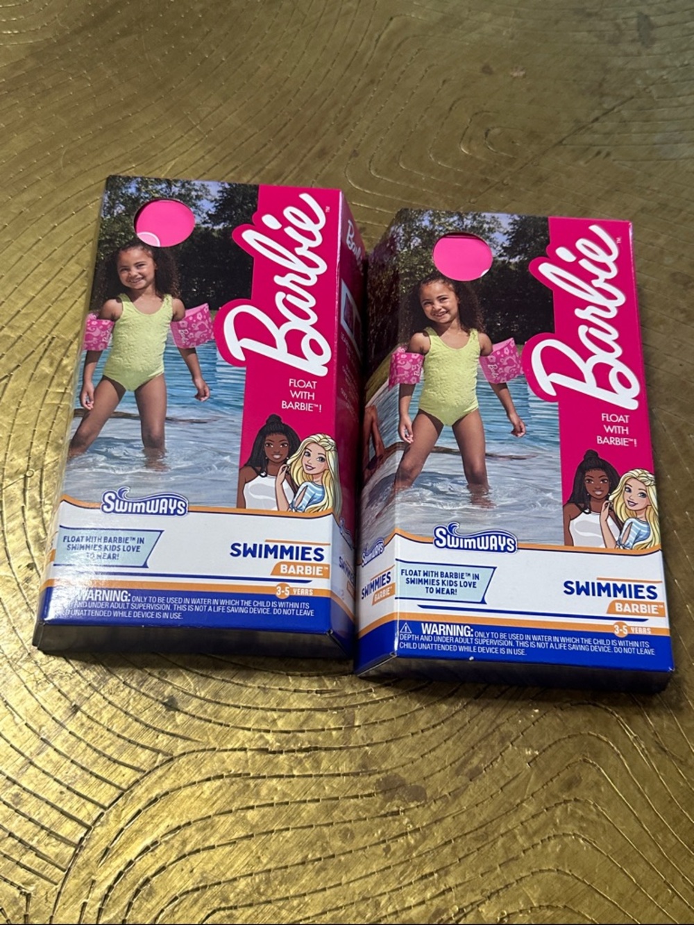Set of 2 Swimways Barbie Swimmies Float Arm Bands